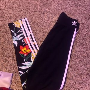 adidas flower leggings